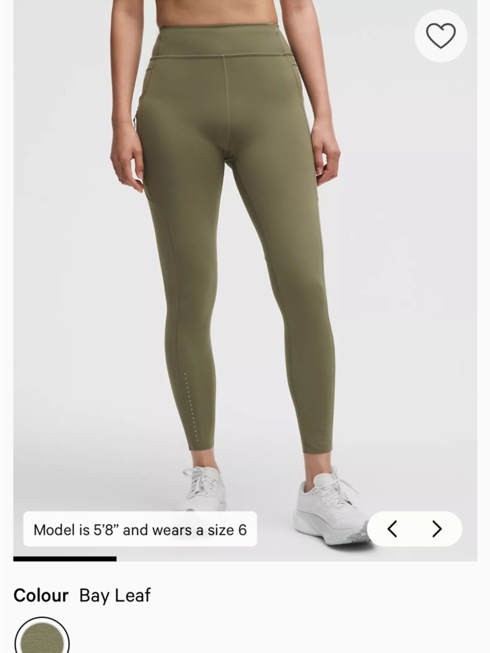lululemon athletica Bay Leaf High-Rise Leggings